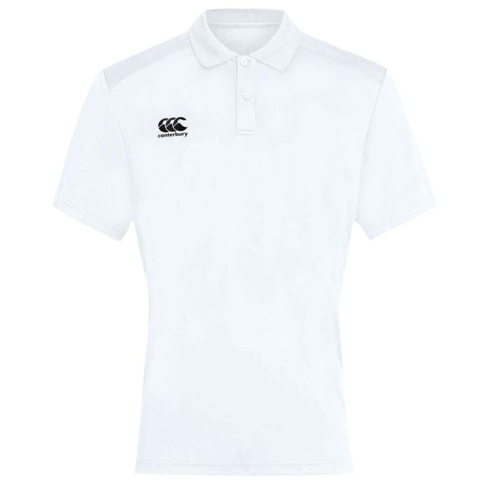 Canterbury Mens Club Dry Polo Shirt / White
